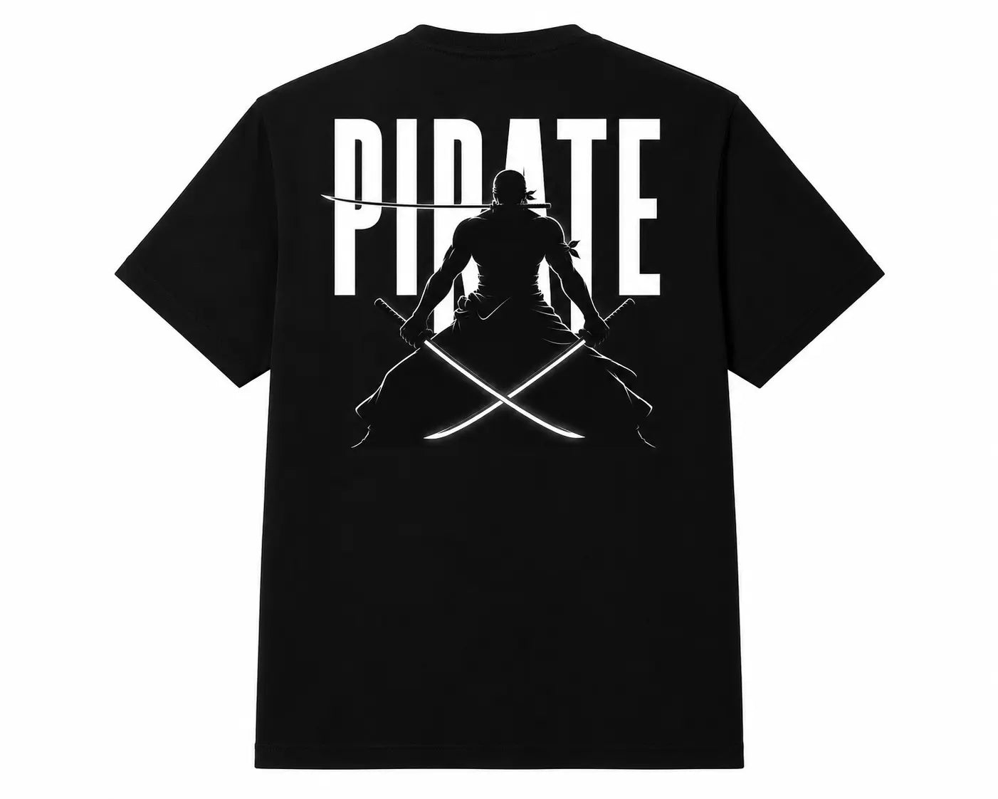 T-shirt Roronoa Zoro Noir — Silhouette Sabreur
