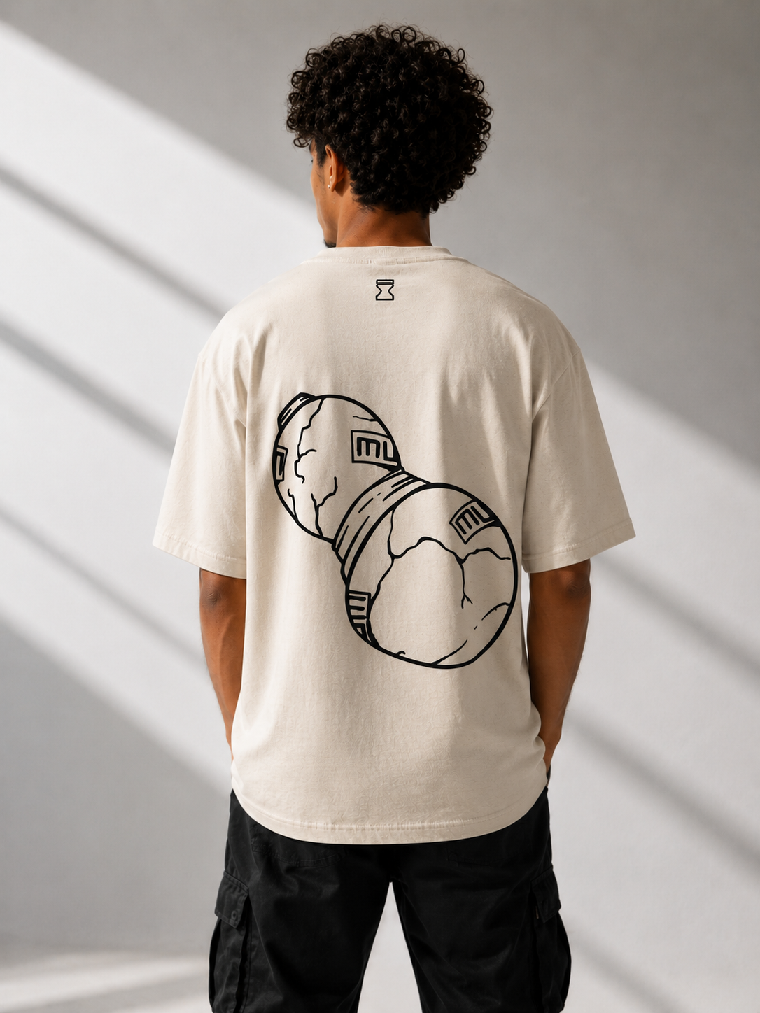 T-shirt beige Kusetsu Gaara Naruto - design dos
Shukaku manga streetwear