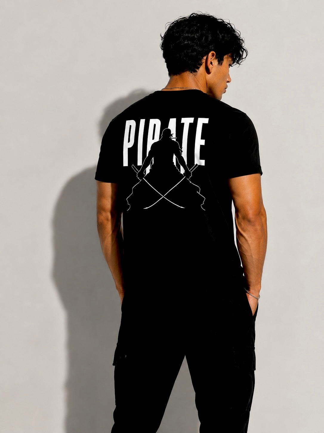 T-shirt noir Kusetsu Sabreur - streetwear homme
