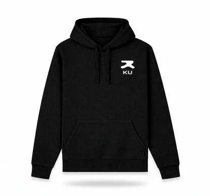 Hoodie streetwear noir Kusetsu Focus KU